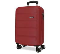 Roll Road Flex Cabin Case Bordeaux 35x55x20 cm Rigid ABS Side Combination Closure 33L 2.5kg 4 Double Wheels Extendable Hand Luggage