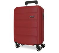 Roll Road Flex Cabin Case Bordeaux 38x55x20 cm Rigid ABS Side Combination Closure 33L 2.5kg 4 Double Wheels Hand Luggage
