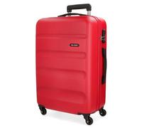 Roll Road Flex Red Medium Suitcase 46 x 64 x 23 cm Rigid ABS Combination Lock 56 Litre 3.1 kg 4 Wheels