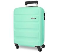 ROLL ROAD Flex, Suitcase Cabin Hard Shell 55cm Unisex Adults, Turquoise, 38x55x20 Cms