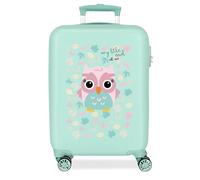Roll Road Happy Pets Cabin Suitcase Multicolor 38 x 55 x 20 cm Hard ABS Combination Lock Side 34L 2 kg Hand Luggage
