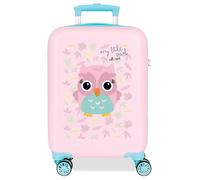 Roll Road Happy Pets Cabin Suitcase, One Size, Pink, Talla única, Cabin Suitcase