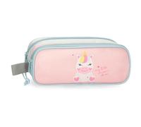 ROLL ROAD Happy Pets Double Pencil Case Multicolor 23x9x7cm Polyester 1.45L, Multicoloured, One Size, Double Case