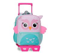 Roll Road Happy Pets Walking Backpack Pink 23x28x10 cm Polyester