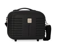 Roll Road India Adaptable Beauty Case Black 29x21x15 cms ABS