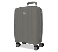 Joumma Roll Road Acadia Cabin Case Anthracite 35x55x22 cm Rigid Polypropylene Integrated Combination Padlock 38L 2.6kg 4 Double Wheels Extendable Hand Luggage