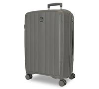 ROLL ROAD Joumma Acadia Medium Case Anthracite 45x65x25 cm Rigid Polypropylene Integrated Combination Padlock 67L 3.4kg 4 Double Wheels