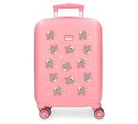 ROLL ROAD Joumma Baby Pets Cabin Suitcase Pink 33x50x20 cms Rígido 2 kgs Side Combination Lock ABS 2 kgs 33L Carry-on Luggage