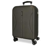 ROLL ROAD Joumma Formentera Cabin Case Anthracite 38x55x20 cm Rigid ABS Integrated Combination Padlock 35L 2.6kg 4 Double Wheels Hand Luggage