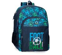 ROLL ROAD Joumma GOL School Backpack, Black, 33 x 44 x 17 cm, Polyester, 24.68 L, Unisex, Standard Size