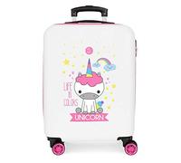 Roll Road Little Me Multicoloured Cabin Suitcase 37x55x20 cm Rigid ABS Combination lock 32 Litre 2.5 Kg 4 Double Wheels Hand Luggage