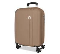 ROLL ROAD Menorca Cabin Suitcase Champagne 38x55x20 cm Hard Shell ABS Combination Lock integrado 35L 2,6kg 4 Double Wheels Expandable Carry-on Luggage