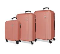 Roll Road Roll Road Menorca Luggage Set, One Size, Pink, Talla única, Suitcase Set