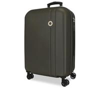 ROLL ROAD Menorca Medium Suitcase Anthracite 46x65x24 cm Hard Shell ABS Combination Lock integrado 56L 3,45kg 4 Double Wheels Expandable