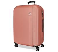 Roll Road Menorca Medium Suitcase Nude 46 x 65 x 24 cm Rigid ABS Combination Lock Integrated 56L 3.45 kg 4 Double Wheels Extendable