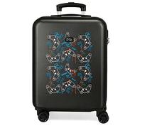 Roll Road Roll Road Gamers Cabin Suitcase Black 38 x 55 x 20 cm Rigid ABS Side Combination Lock 35 2 kg 4 Wheels Double Hand Luggage