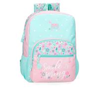 ROLL ROAD Spring Dream School Backpack Adaptable to Trolley Multicolor 30x38x12cm Polyester, multicoloured, 30x38x12 cms, School Backpack Adaptable to Trolley