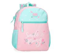 ROLL ROAD Spring Dream School Backpack Multicolor 27x33x11cm Polyester, multicoloured, 27x33x11 cms, School Backpack