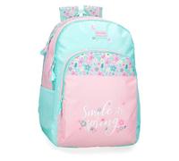 Roll Road Spring Dream School Backpack Multicolor 33x44x17cm Polyester, Multicoloured, 33x44x17 cms, School Backpack