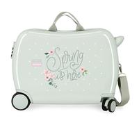 ROLL ROAD Spring is Here Children's Suitcase, Mint, Maleta Infantil, Kids Suitcase