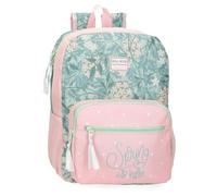 ROLL ROAD Spring is Here School Backpack Adaptable to Trolley Pink 30x38x12cm Polyester 13.68L, pink, School Backpack Adaptable to Trolley