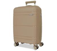 Roll Road Universe Cabin Suitcase Beige 39 x 55 x 21 cm Rigid 2.4 kg TSA Closure Polypropylene 2.4 kg 37L Hand Luggage, Beige, One Size, Cabin Suitcase