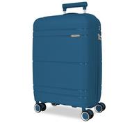 Roll Road Universe Cabin Suitcase Blue 39 x 55 x 21 cm Rigid 2.4 kg TSA Closure Polypropylene 2.4 kg 37L Hand Luggage, Blue, One Size, Cabin Suitcase