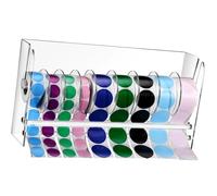Roll Sticker Dispenser Holder Organiser Vertical Display Stand for Easy Access and Organization Multiple Slot Holder