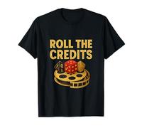 Roll the Credits Board Game Movie Dice Design T-Shirt