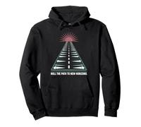 Roll The Path To New Horizons Backgammon Sunrise Design Pullover Hoodie