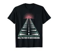 Roll The Path to New Horizons Backgammon Sunrise Design T-Shirt