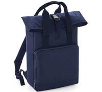 Roll Top Twin Handle Backpack Bagbase Mid Navy One Size