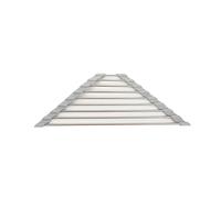 Roll Triangle Dish Drying Rack Foldable Stainless Steel over Sink Drainer Kitchen Sink Organizer Sponge Rag Holder
