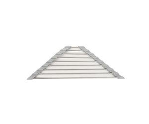 Roll Triangle Dish Drying Rack Foldable Stainless Steel over Sink Drainer Kitchen Sink Organizer Sponge Rag Holder