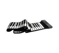 Roll Up 88 Keys Digital Musical Keyboard Adults Portable Musical Instrument Piano Electronic Piano (Color : Bk)