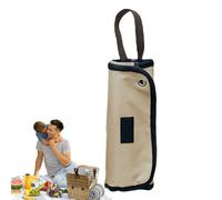 Roll Up Cutlery Bag - Compact Kitchen Tool Holder, Secure Pocket Layout, Lightweight Travel Organizer, Reusable Storage Solution | Picnic Meals, Backpacking, Family Cooking, Restaurant and Outdoor Use