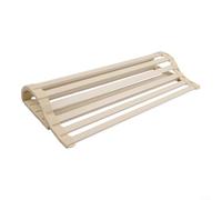Roll Up Dish Drying Rack Designed to Fit Over Standard Sinks for Drying Dishes Cookware Bottles and Produce (White)