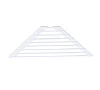 Roll Up Dish Drying Rack Stainless Steel - Silicone Coated Foldable Kitchen Sink Drainer | Triangular Corner Drain Rack - Space Saving Lightweight Organizer For Sink Edge Drying Utensils