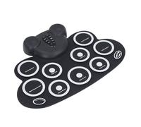 Roll Up Drum Kit, Connect DC 5V External Power Supply, Built in Speaker, Compatible with Headphone or External Sound Speaker, for Beginner