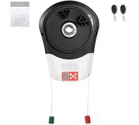 Roll Up Garage Door Opener with 2 Remotes, 800N Pull Force, Quiet Operation, Easy to Install for Garages, Warehouses