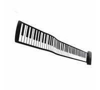 Roll Up Keyboard Piano, Portable Piano Portable Keyboard Piano with Touch Control Panel Silicone 88 Keys Roll Up Piano Keyboards Hand Roll Piano Educational for Beginners Learning (88 keys in English)