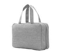 Roll Up Makeup Brush Bag, Portable Storage Organizer, Foldable Beauty Kit Case, Compact 4-in-1 Design, Spacious Storage, Best for Travel, Home, and Professional Use, Grey, Se référer au descriptif,