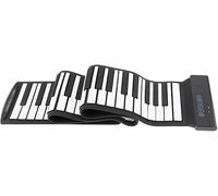 Roll Up Piano, 88 Key Electronic Piano USB & MIDI Port Portable Flexible ABS Soft Keyboard MIDI Piano with Sustain Pedal Without Horn