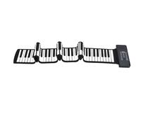 Roll Up Piano 88 Key for Beginners Adults, Hand Roll Portable Piano with 128 Tones Rhythms, LED Display, MIDI Function, Rechargeable Piano Keyboard for Speakers MP3 Microphone