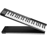Roll Up Piano, Electronic Keyboard Folding Piano Set 88-key Portable Electronic Piano With Built-in Dual Stereo Speakers(A)