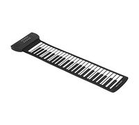 Roll Up Piano Keyboard 49 Keys Portable Electric Piano with 16 Tones 6 Demo Songs for Beginners Foldable Musical Instrument for Kids Adults (PM49)