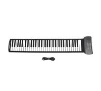 Roll Up Piano Kids 61 Keys Electronic Thicken Portable Foldable USB Rechargeable Keyboard