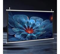 Roll Up Projection Screen Pull Down Projector Screen Roll Down Movie Screen For Gaming Indoor, 60 72 Inch 4:3 16:9 Projector Curtain(72inch(16:9))