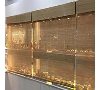 Roll Up Roman Shades,Outdoor Natural Bamboo Roller Blinds Easy Installation Bamboo Roller Shades Roman Shades for Window Doors Home Patio