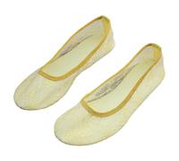 Roll Up Shoes Size 5 Silver Flat Comfortable Breathable Lace Daily Walking Shoes Ladies Leopard Print Shoes Size 8 (Yellow, 7.5)